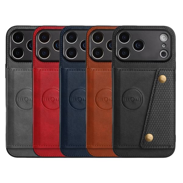 iPhone 17 Pro Kortfacksskal med Silikonram & Ställfunktion