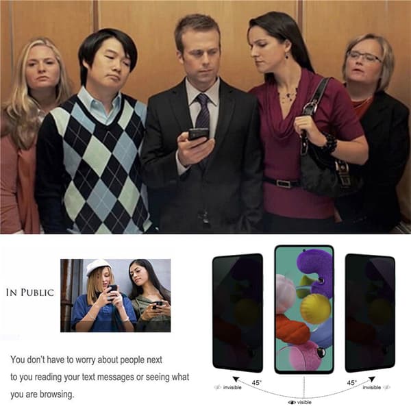 2-pack ProGuard Privacyscreenför Galaxy A36 5G