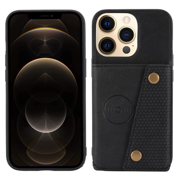 iPhone 16 Pro Max Plånboksfritt Skal Kortfack & Ställfunktion