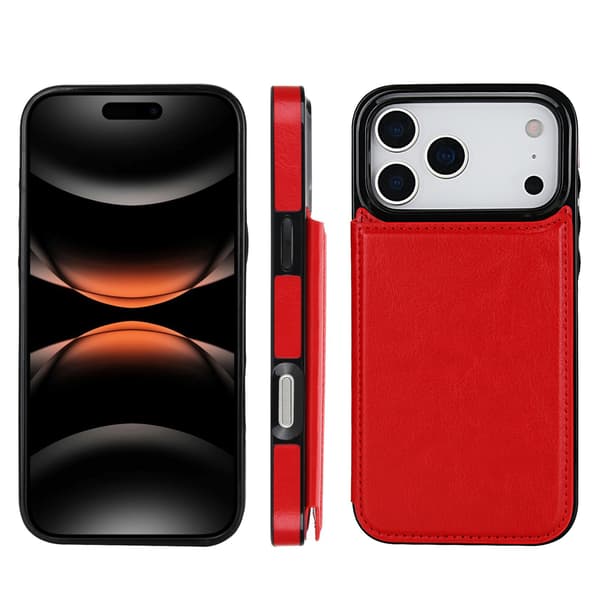 iPhone 17 Pro Max Fodral  Lyxig Läderdesign med Magnetlås