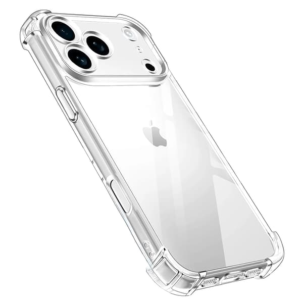 iPhone 17 Pro Max Silikonskal  Airbaghörn & Kepsfunktion