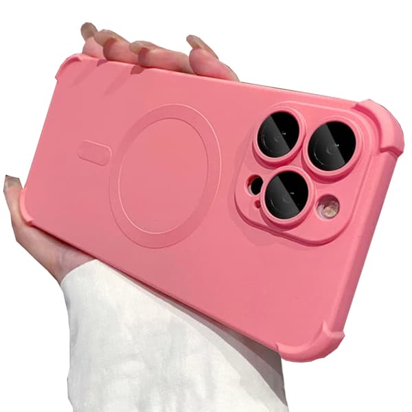 iPhone 13 Pro Max - Silikonskal med Magnetiskt Stötskydd