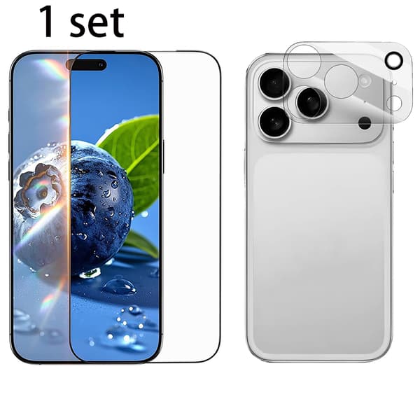 iPhone 17 Pro Skyddsset  Hög Transparens, Perfekt Passform