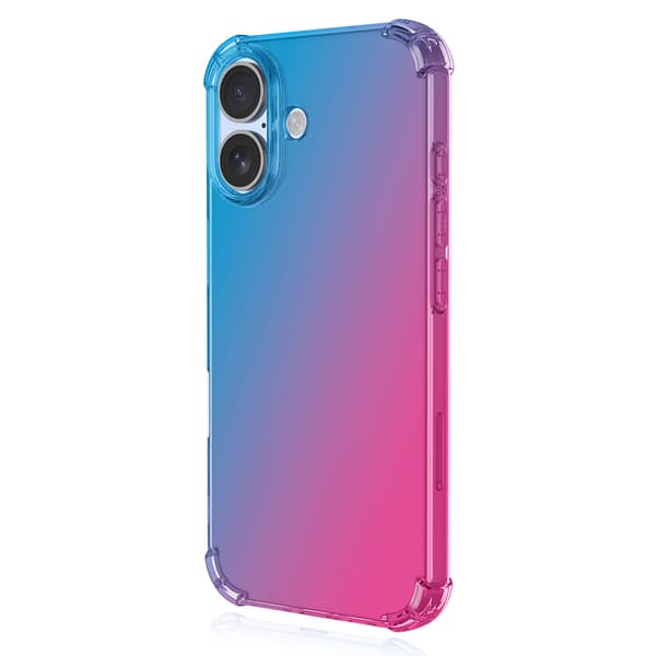 iPhone 16 Plus - Stilrent Skyddande Gradient Silikonskal