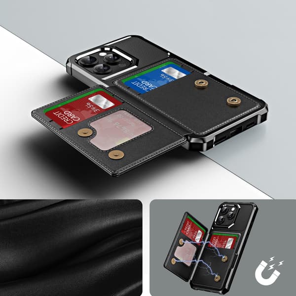 iPhone 12 Pro Max Plånboksfodral  Slimmad & Smart