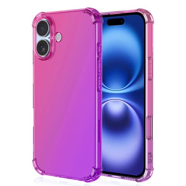 iPhone 16 Plus - Stilrent Skyddande Gradient Silikonskal