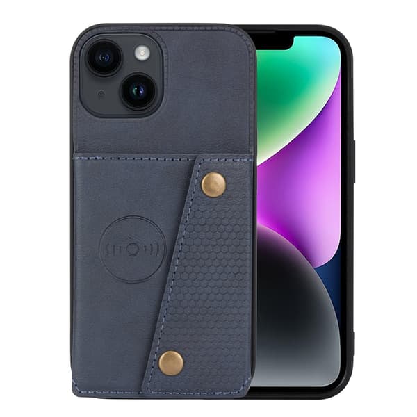 iPhone 15  Slimmat Skal för 4 Kort