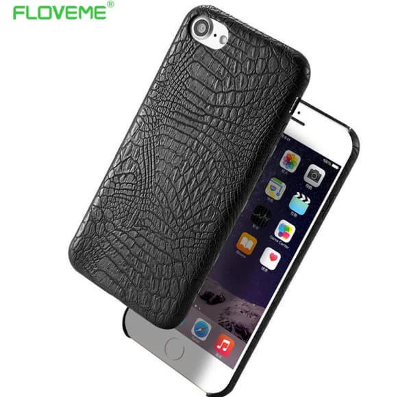 iPhone 7 Plus - Luxury Crocodile Pattern Ultra Thin Skal FLOVEME