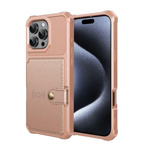 Kort & Sedelfack Skal kompatibelt med iPhone 16 Pro
