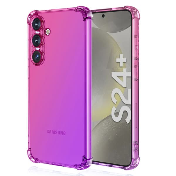 S24 Plus - Gradient luftkudd-TPU-fodral