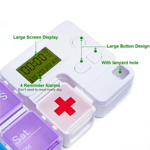 Praktisk digital klocka pillcase väckarklocka