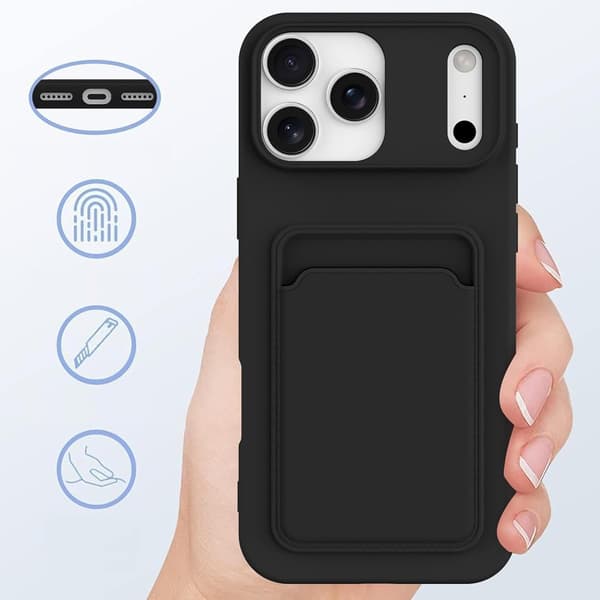 iPhone 17 Pro Skal med Kortfack