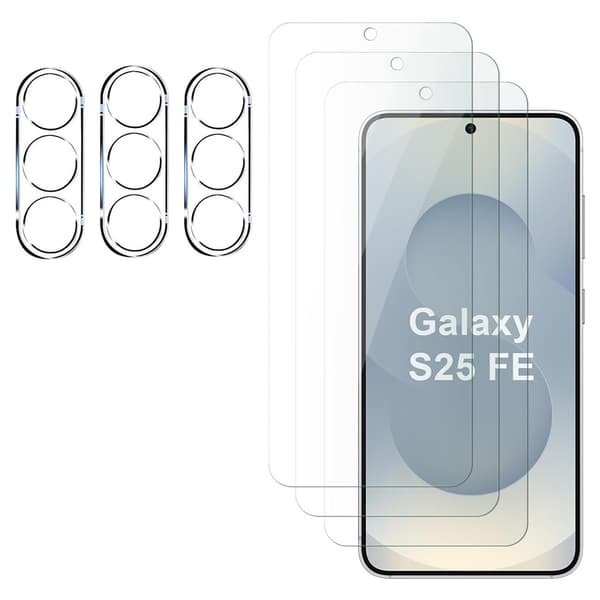 S25 FE Skärm+Kamera Glas
