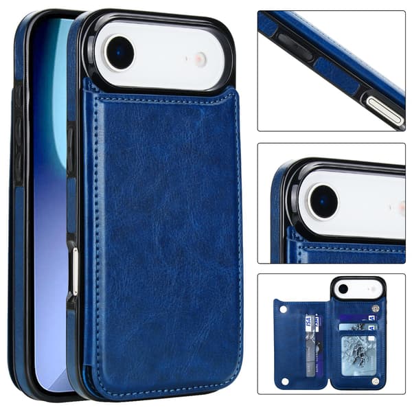 NKOBEE Slim plånboksfodral kompatibelt med iPhone 17 Air