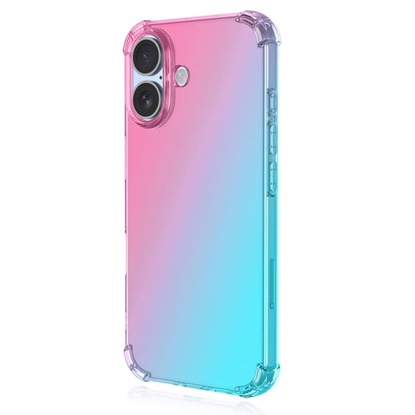 iPhone 16 Plus - Stilrent Skyddande Gradient Silikonskal