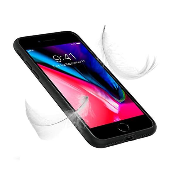 iPhone 7 Plus - Mattbehandlat Praktiskt Silikonskal