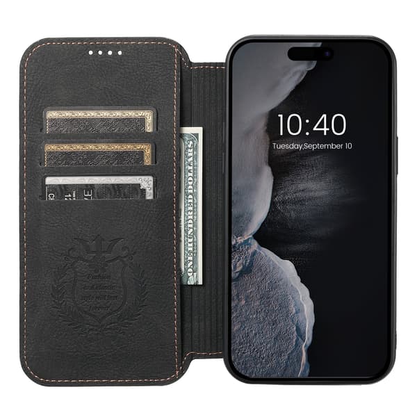iPhone 14 Pro Plånboksfodral - Lyxig Design & Smart Funktionalitet