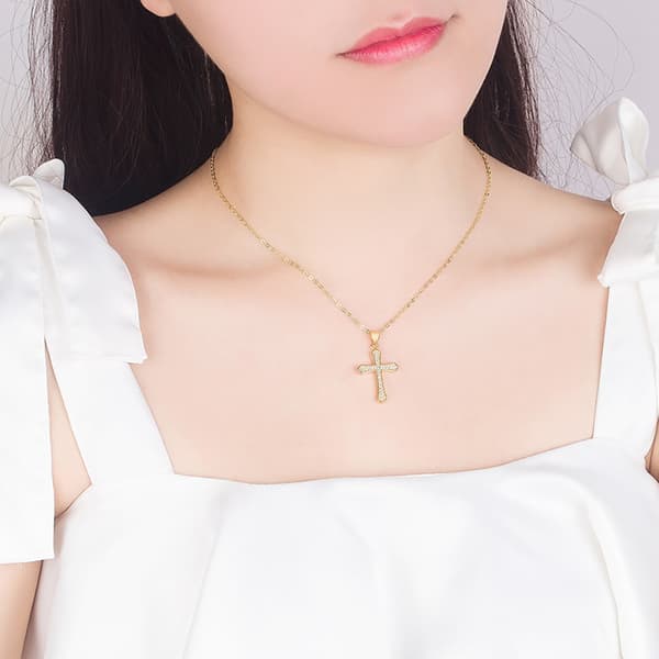 Stilsäkert Elegant Kors Halsband