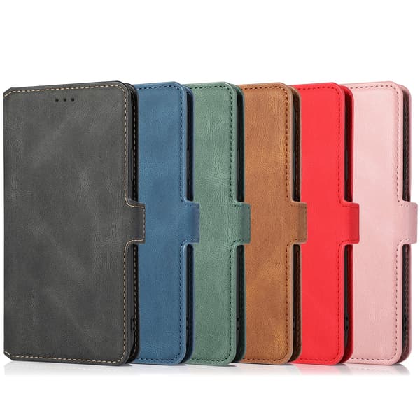 Plånboksfodral med Flip-Funktion för iPhone 15 (3-Kortfack)
