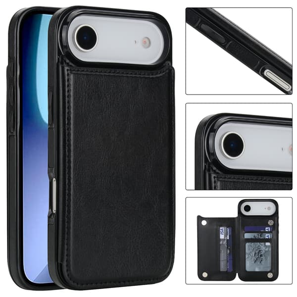 NKOBEE Slim plånboksfodral kompatibelt med iPhone 17 Air