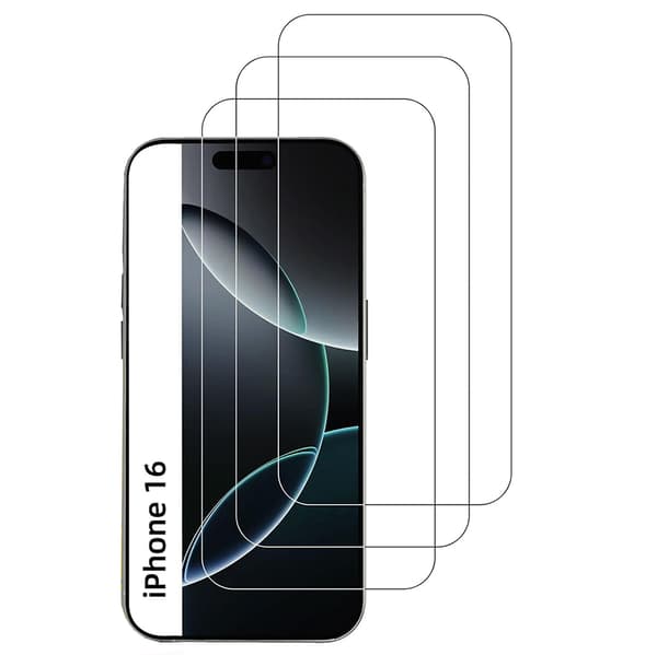 iPhone 16 2-Pack Skydd Fram & Bak 0,3mm