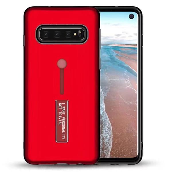 Samsung Galaxy S10 Plus - Smart Skal med Silikonring