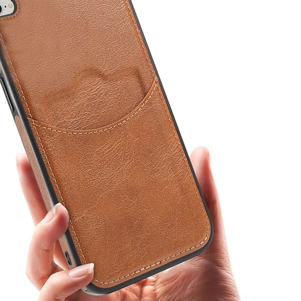 iPhone 7/8/SE2 Leman Mobilskal med Kortförvaring