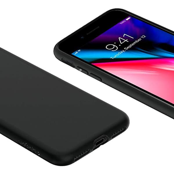 iPhone 7 Plus - Mattbehandlat Praktiskt Silikonskal