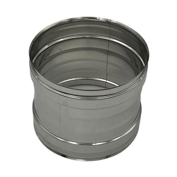 Hona-hona koppling - EINSIDE - Rostfritt stål AISI 316 - Ø 80 mm - Grå