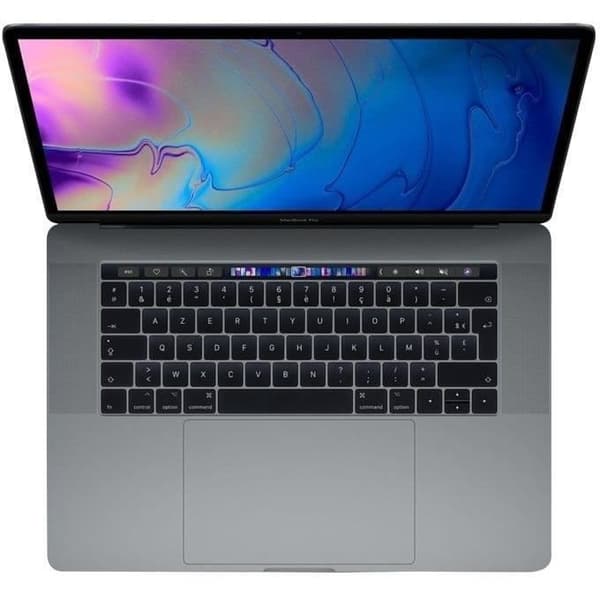 MacBook Pro Touch Bar 15" 2018 Core i7 2,6 Ghz 16 Go 1 To SSD Grå Sideral - Refurbished - God stand- REFURBISHED