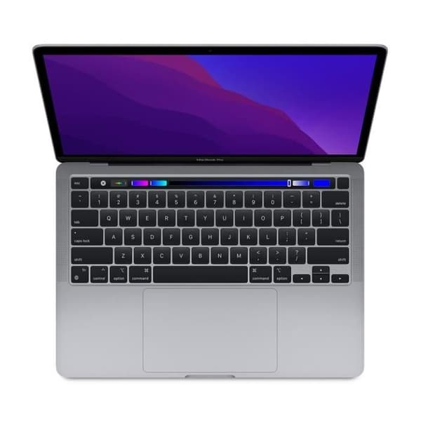MacBook Pro Touch Bar 13'' M1 8Go 256Go SSD 2020 Grå - Refurbished - Acceptabel stand- REFURBISHED