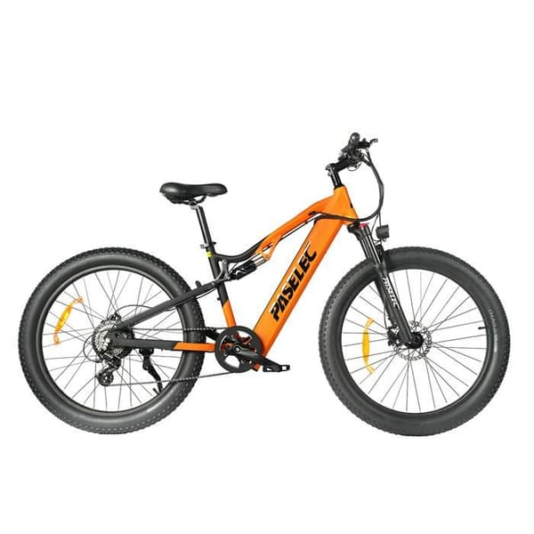 Elcykel PASELEC GS9, 48V Batteri 16 Ah, 27,5", Orange