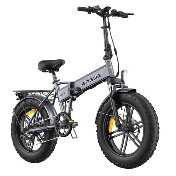 Fällbar elcykel ENGWE EP-2 BOOST, 20" Fat Bike, Grå