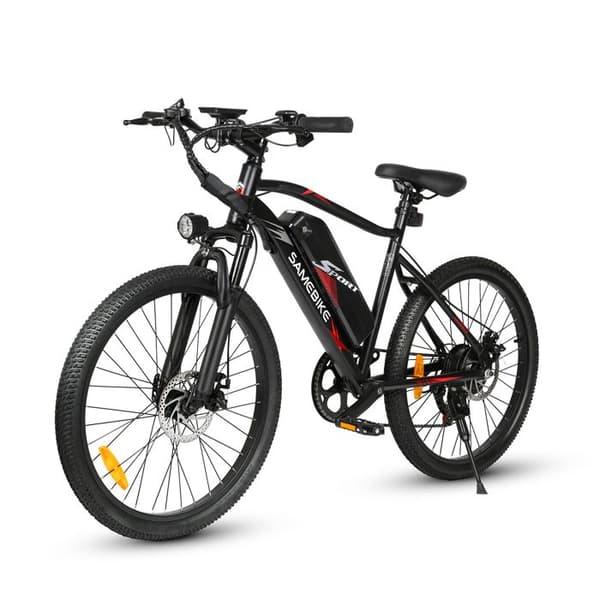 Elcykel 24" SAMEBIKE EBE2, Moment sensor, Batteri 36V 13Ah, Svart