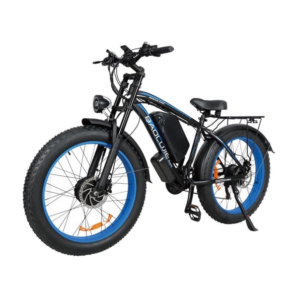 BAOLUJIE DP2602 Elcykel Terräng Dubbel Motor 48V 23Ah, Grön