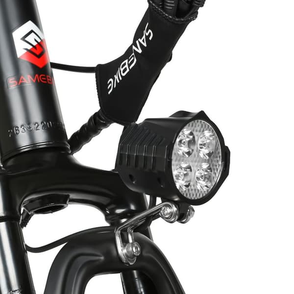 Elcykel 24" SAMEBIKE EBE2, Moment sensor, Batteri 36V 13Ah, Svart