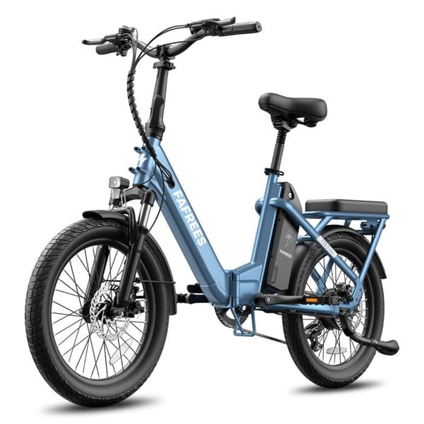 Fällbar Elcykel 20" FAFREES F20 Flex, 36V 25Ah, Moment Sensor, Lång Räckvidd, Blå