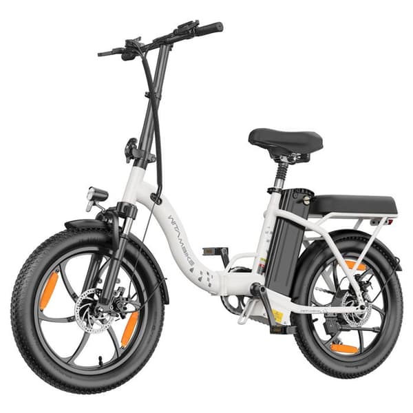 Fällbar Elcykel Witambike C16, 20" 48V 16Ah, Vit