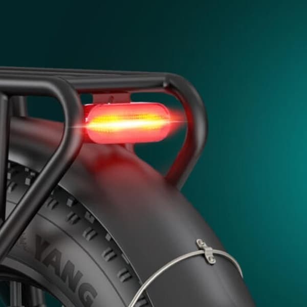 Elcykel ENGWE L20 BOOST, moment sensor, Röd