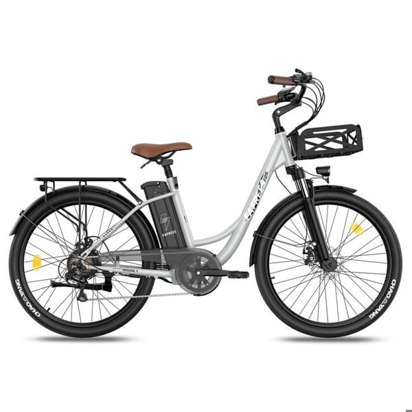 Fafrees F26 Lasting elcykel, avtagbart batteri 36 V 25 Ah, grå