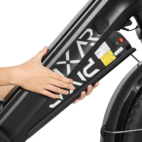 Elcykel för terräng med breda däck PIXAR Ride1, Svart