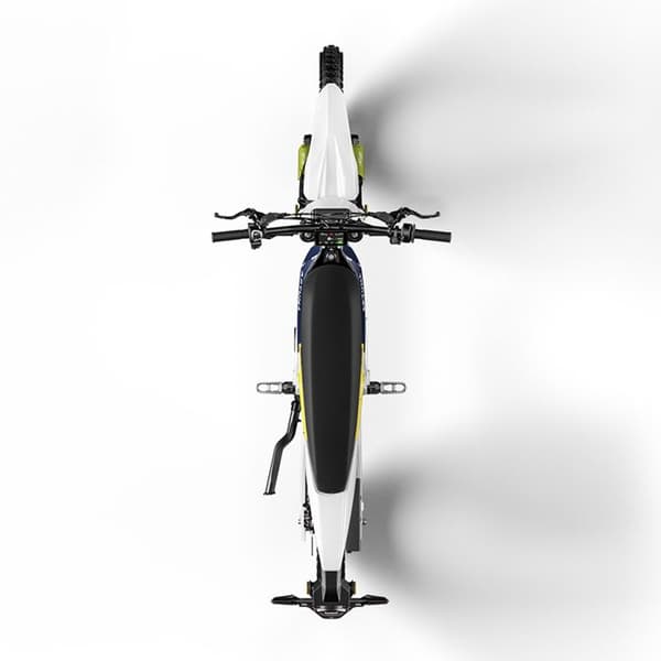 Aptum Elmotorcykel Godkänd EEC L3e-A1, Batteri 72V, Vit