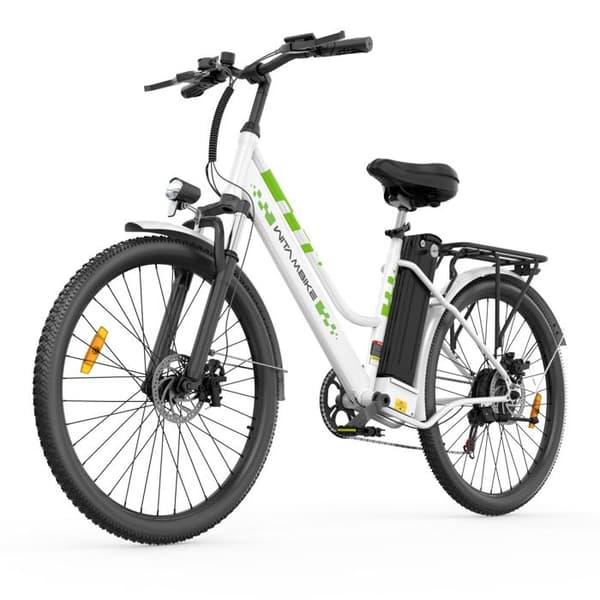 Stads Elcykel Witambike C26, 26" 250W 80 km, Vit