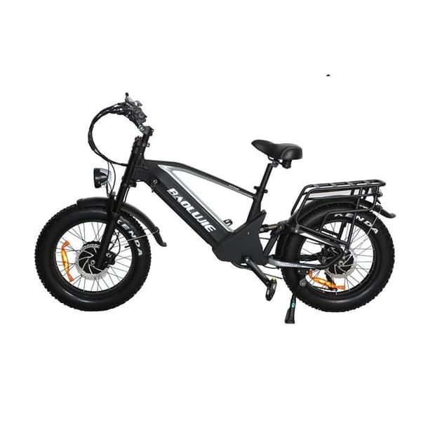 BAOLUJIE DP-2011 Elcykel Dubbel Motor 24x4 Däck 48V 20Ah, Svart