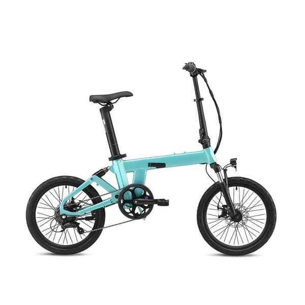 Fällbar Elcykel 20" YANGOR H19, 36V 10Ah, 7 Växlar, Blå