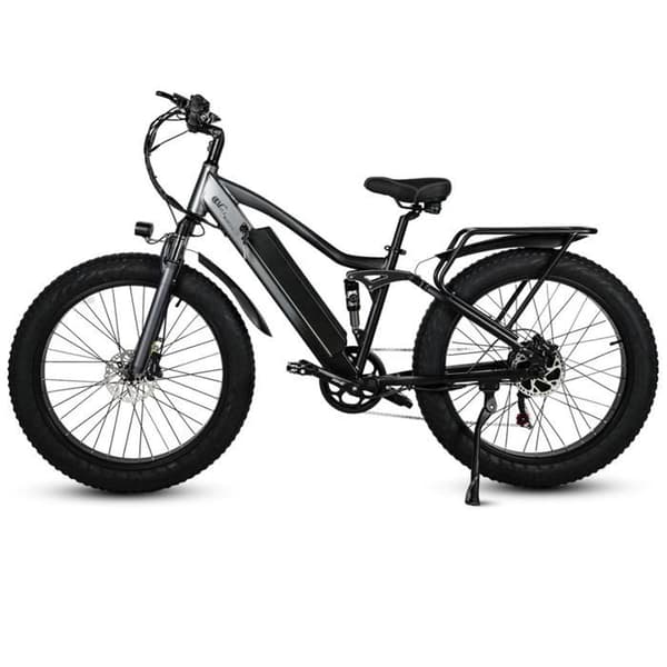 CMACEWHEEL TP26 elcykel, 18 Ah batteri, breda däck, Grå