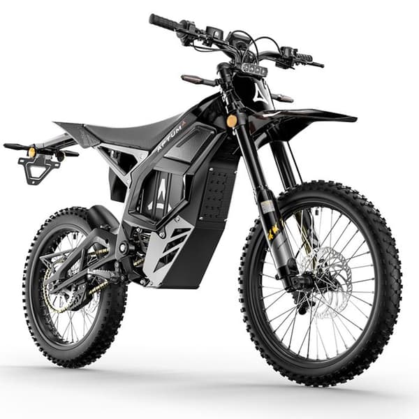 Aptum Elmotorcykel Godkänd EEC L3e-A1, Batteri 72V, Svart
