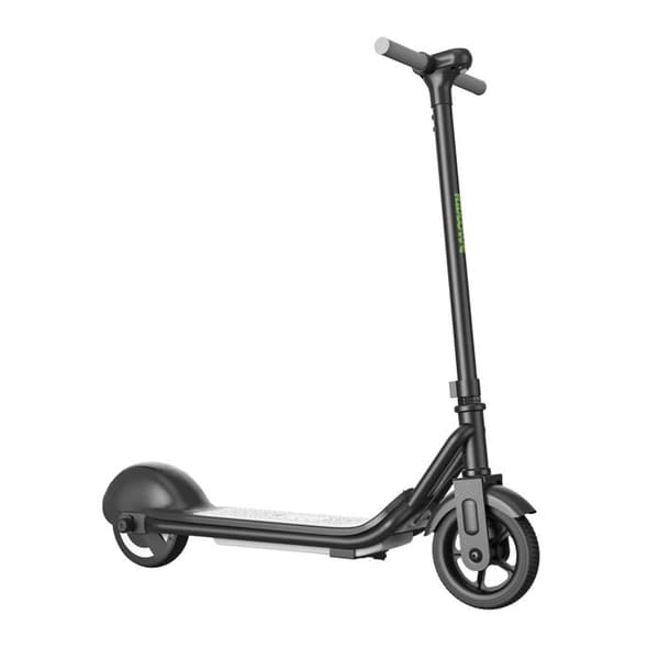 KIDDOWE K1 Elektrisk Sparkcykel för Barn, Heltäckande Däck 6,5", LED, 14 km/h, Svart