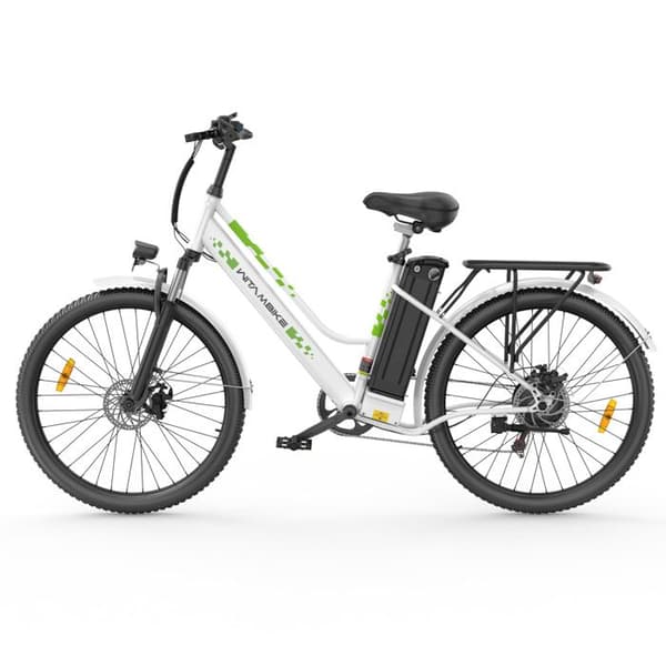Stads Elcykel Witambike C26, 26" 250W 80 km, Vit
