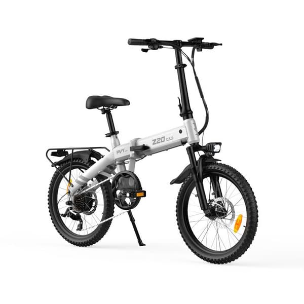 Lätt Elcykel PVY Z20 PRO EVO, Moment Sensor, 120 km Räckvidd, Vit